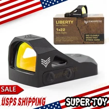 Swampfox Micro Reflex Liberty 1x22mm (RMR Pistol Cut) 3 MOA Red/Green Dot Sight