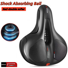 Comfort Bike Seat Dual Shock Absorbing Soft Bicycle Saddle MTB Road Bike