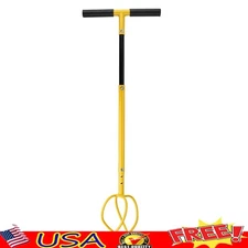 Adjustable Manual Garden Tiller Soil Cultivator Ergonomic Hand Tool Claw Weeder