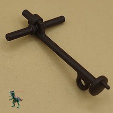 Playmobil albero marrone - supporto bandiera - nave pirata - barca a vela ing...