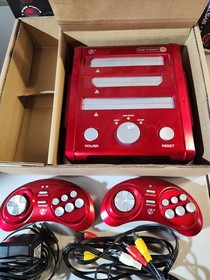 Hyperkin Retron 3 Launch Edition Red Console: NES - SNES - SEGA GENESIS OPEN BOX