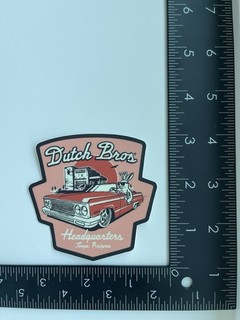 Dutch Bros Sticker Bunny Convertible Tempe AZ HQ Exclusive