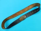 Vintage Adged Replica US Civil War Confederate Officer's Leather Belt & Buckle