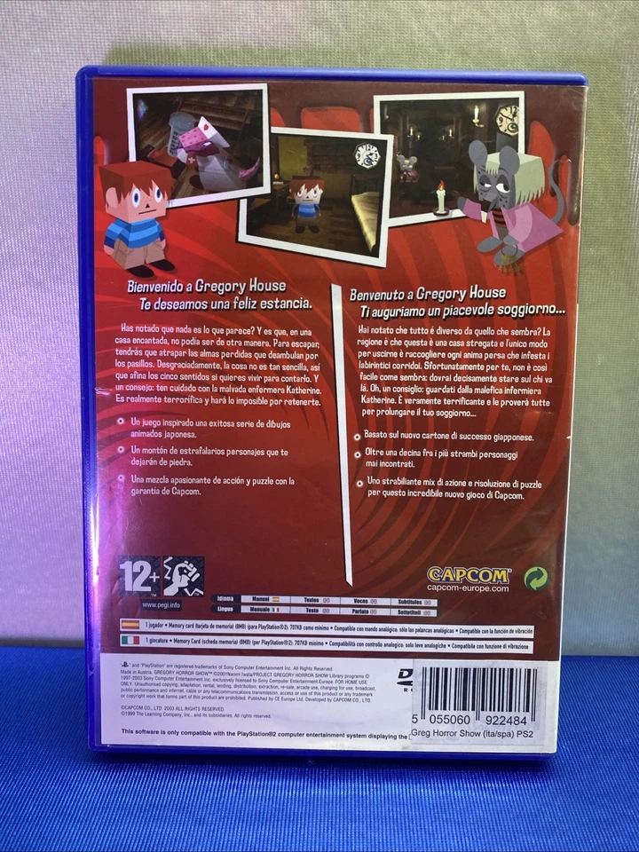 JUEGO PAL ESP SONY PLAYSTATION 2 PS2 GREGORY HORROR SHOW - Imagen 3 de 4