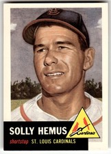 1991 Topps Archives 1953 #231 Solly Hemus St. Louis Cardinals Baseball