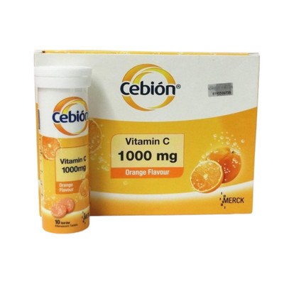 Vitamin C 1000mg CEBION Effervescent 4 Tubes Orange | Boost Immune System