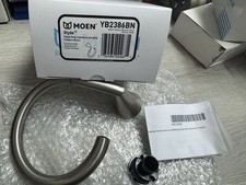 Moen YB2386BN "Glyde" Towel Ring in Brushed Nickel - NEW