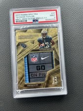 Marketplace image: 2017 Panini Spectra Taywan Taylor Laundry Tag Superfractor 1/1 PSA 9