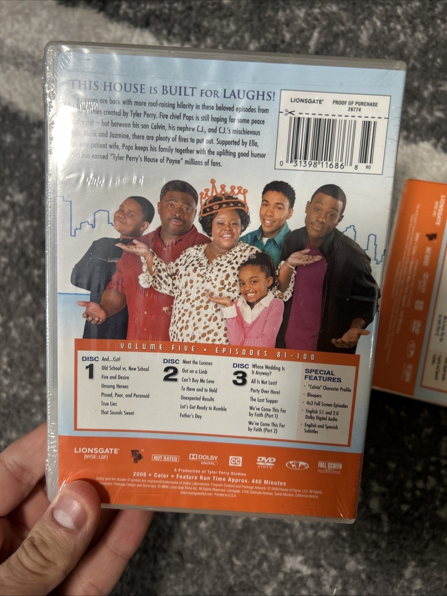 Tyler Perrys House of Payne, Vol. 5 (DVD, 2010, 3-Disc Set) for