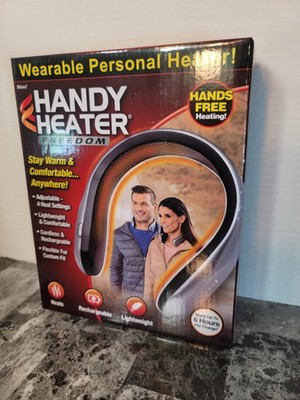 Freedom Handy Heater Portable Heater Neck Wearable Hands Free USB Rechargeable