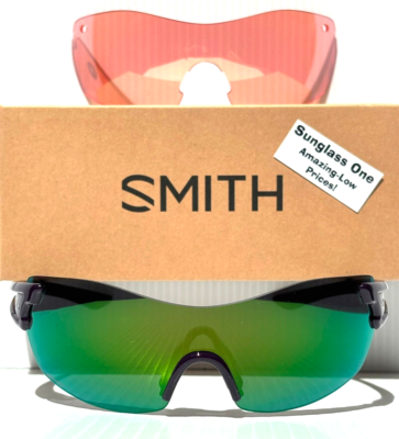 Smith Optic PIVLOCK ASANA Black Cherry ChromaPop Green & Low Light
