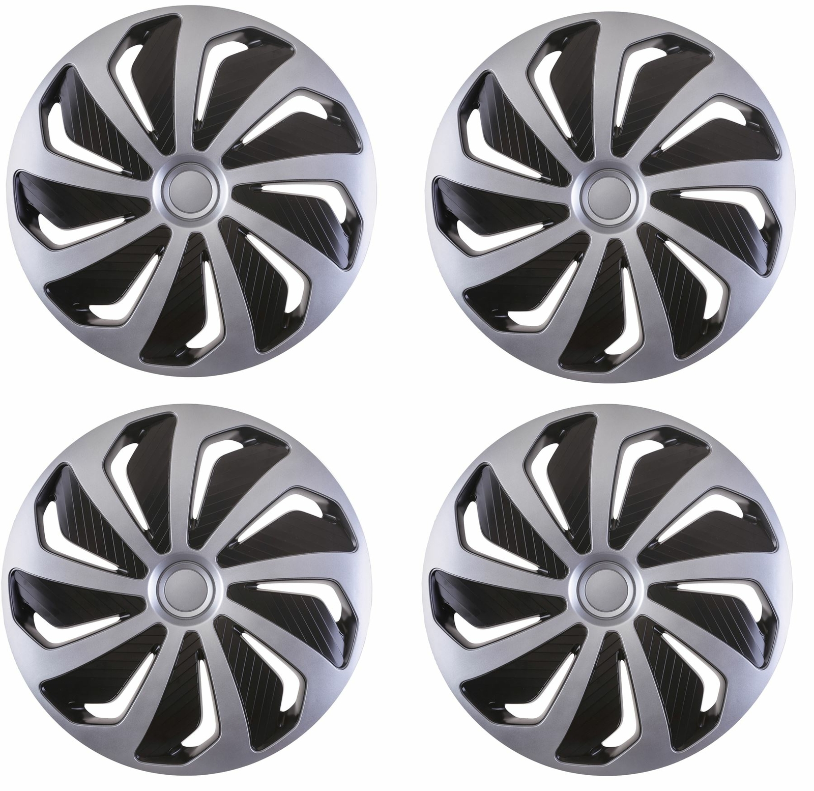4x Wheel Trims Hub Caps 15" Covers fits Toyota Avensis Aygo Yaris Alloy