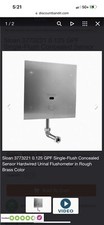 Sloan Urinal Flushometer Concealed Flush Valve Model 3773221
