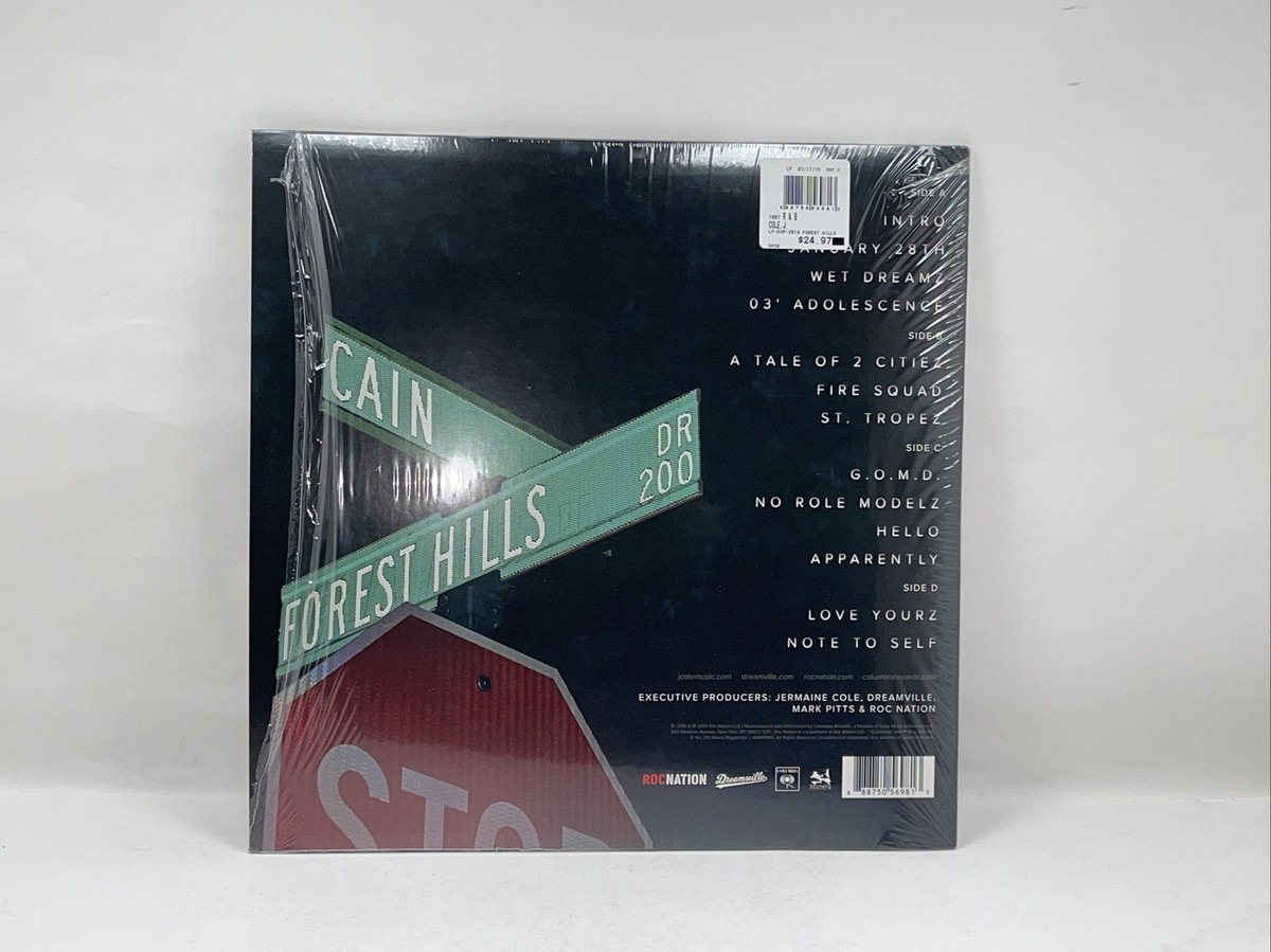 2014 Forest Hills Drive by J. Cole (Record, 2015) Vinyl, 2LP, Rare