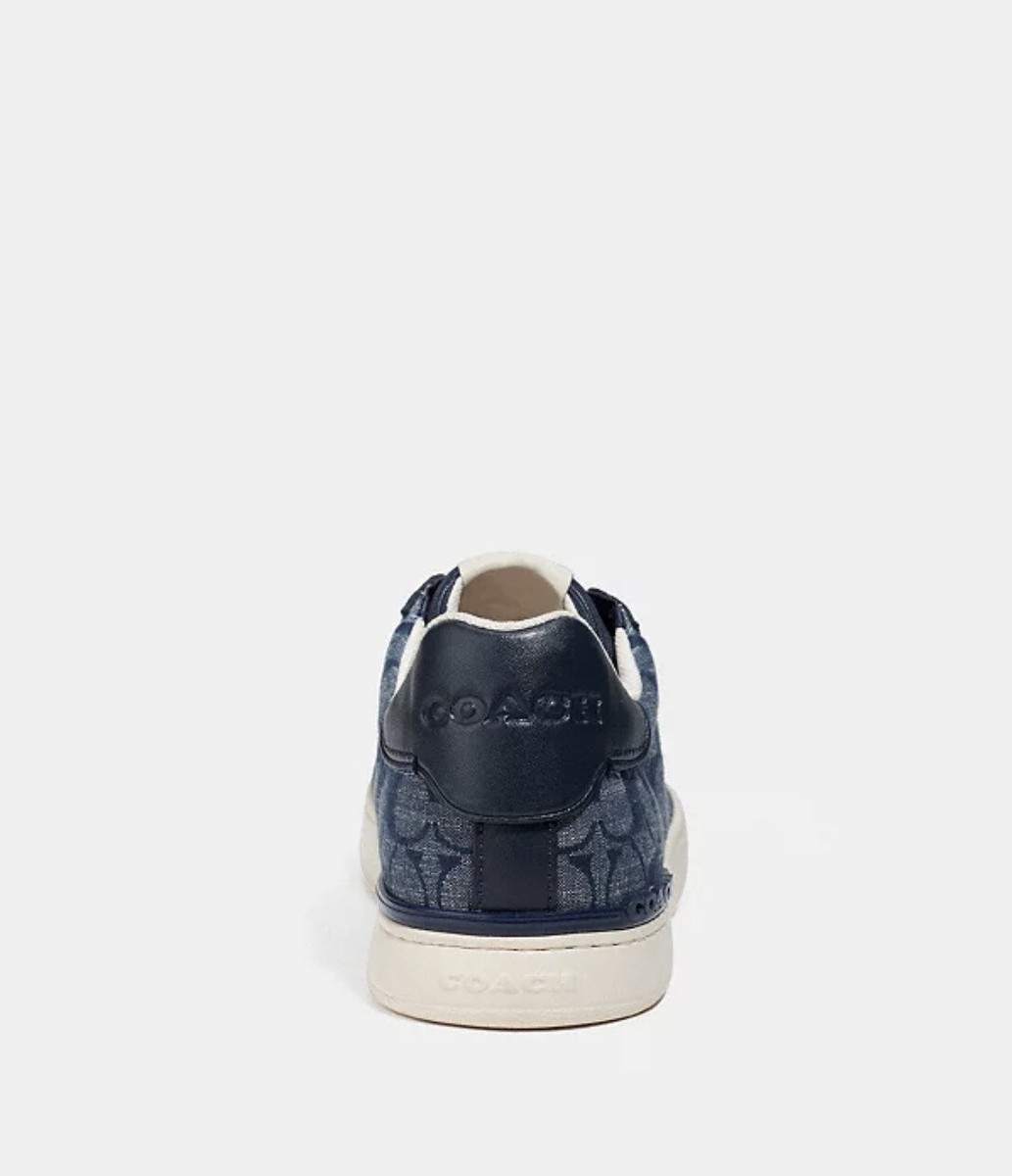 Coach Men's Clip Signature Chambray Low Top Size 13D CH087