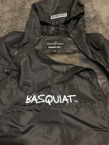 Jean Michel Basquiat + Members Only Dinosaur Windbreaker Jacket - Large - New ! - Picture 4 of 7