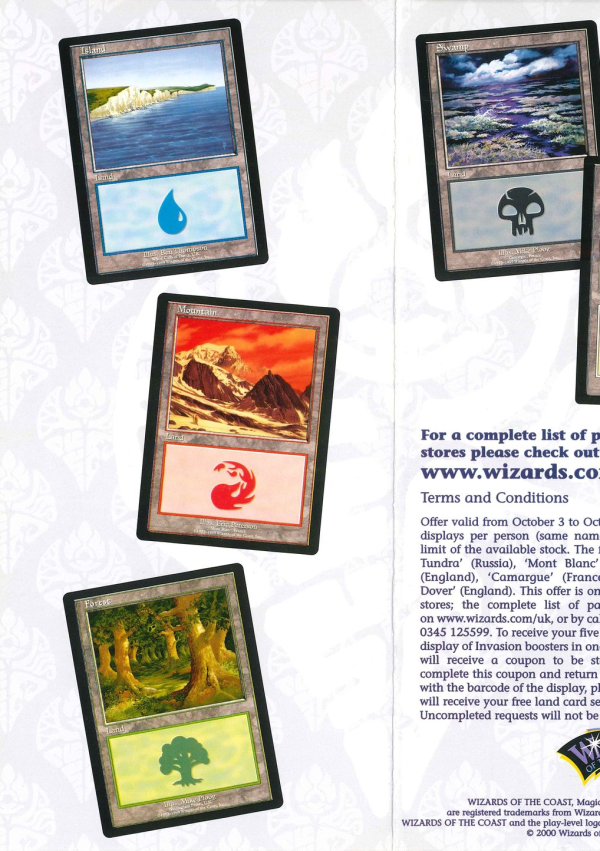 Choose your EURO Land Promo ~ European Land Program [ NM ] [ Magic