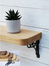 Shelf with curved rounded