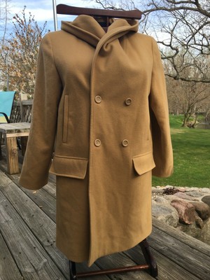 beige pea coat