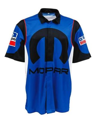 MOPAR PIT SHIRT Official Licensed Mechanic Hemd Kurzarm Crew Chrysler Dodge Hemi