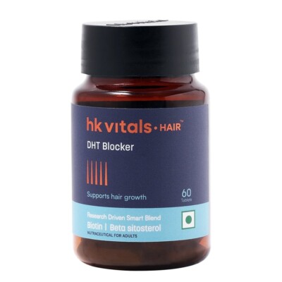 Hk Vitals DHT blocker with biotin and beta sitosterol 60 tablet for hair care