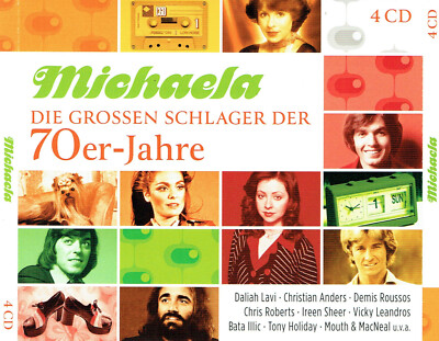 (4CDs) Michaela   Die Grossen Schlager der 70er-Jahre - Pussycat, The Cats, u.a.