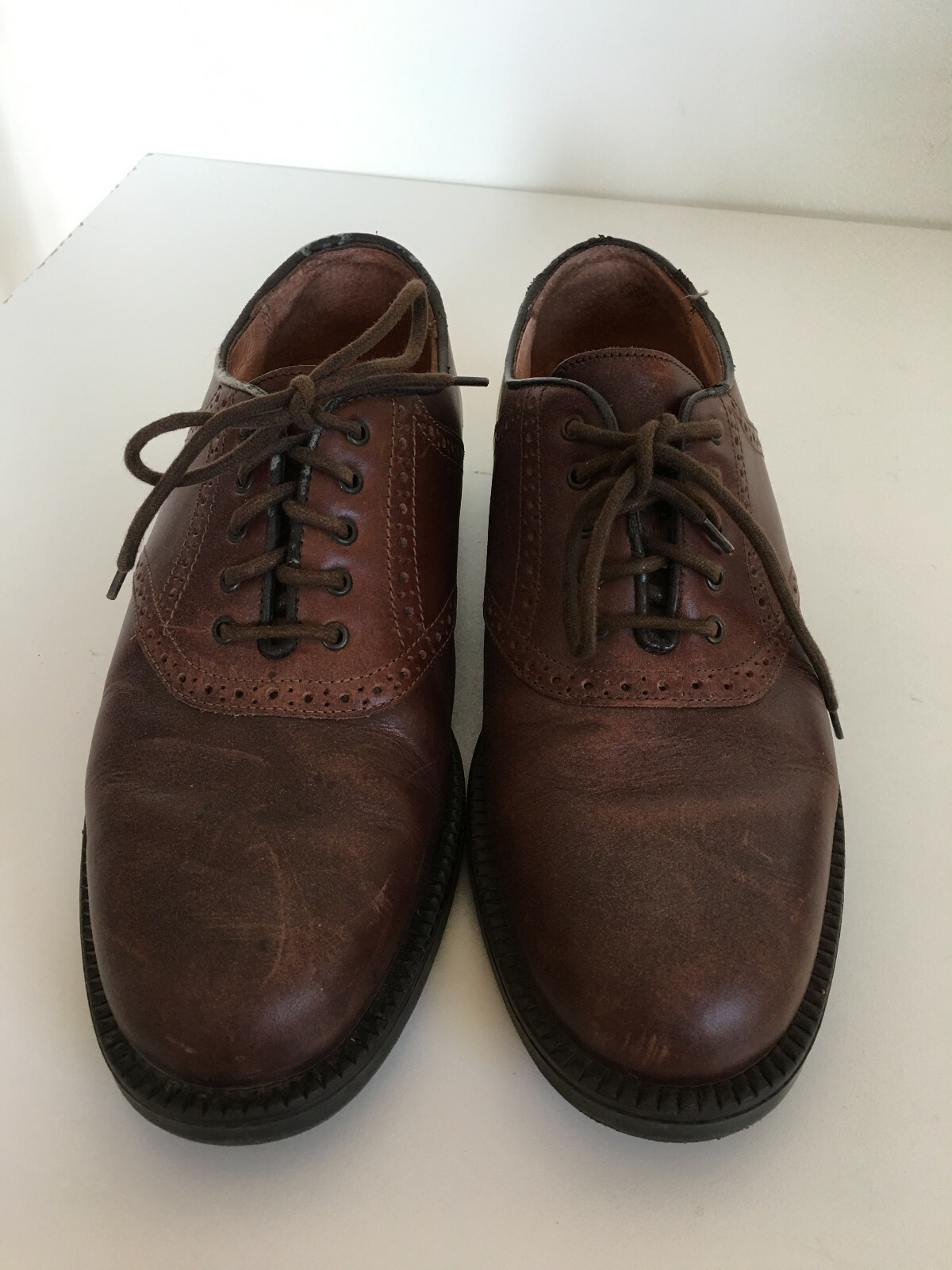 Brown Leather Oxford Dress Shoes 11101 