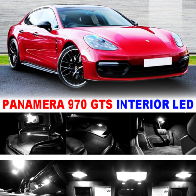 Passend für Panamera 970 GTS S Turbo Super Weiß Innenraum SMD Canbus LED GLÜHBIRNE Licht Set