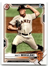 2021 BOWMAN DRAFT MATT MIKULSKI SAN FRANCISCO GIANTS #BD-179