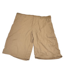 Columbia Bermuda Shorts Boys Size XL 18 - 20 Khaki Nylon Adjustable Waist