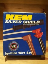 1 Kem 11-4048s Silver Shield Dual Conductor Core Spark Plug Wire Set G007 1 Kem 11-4048s Silver Shield Dual Conductor Core Spark Plug Wire Set G007