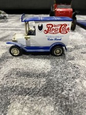 1996 Pepsi Cola Coin Bank Golden Classic Die Cast Metal Car Special Edition