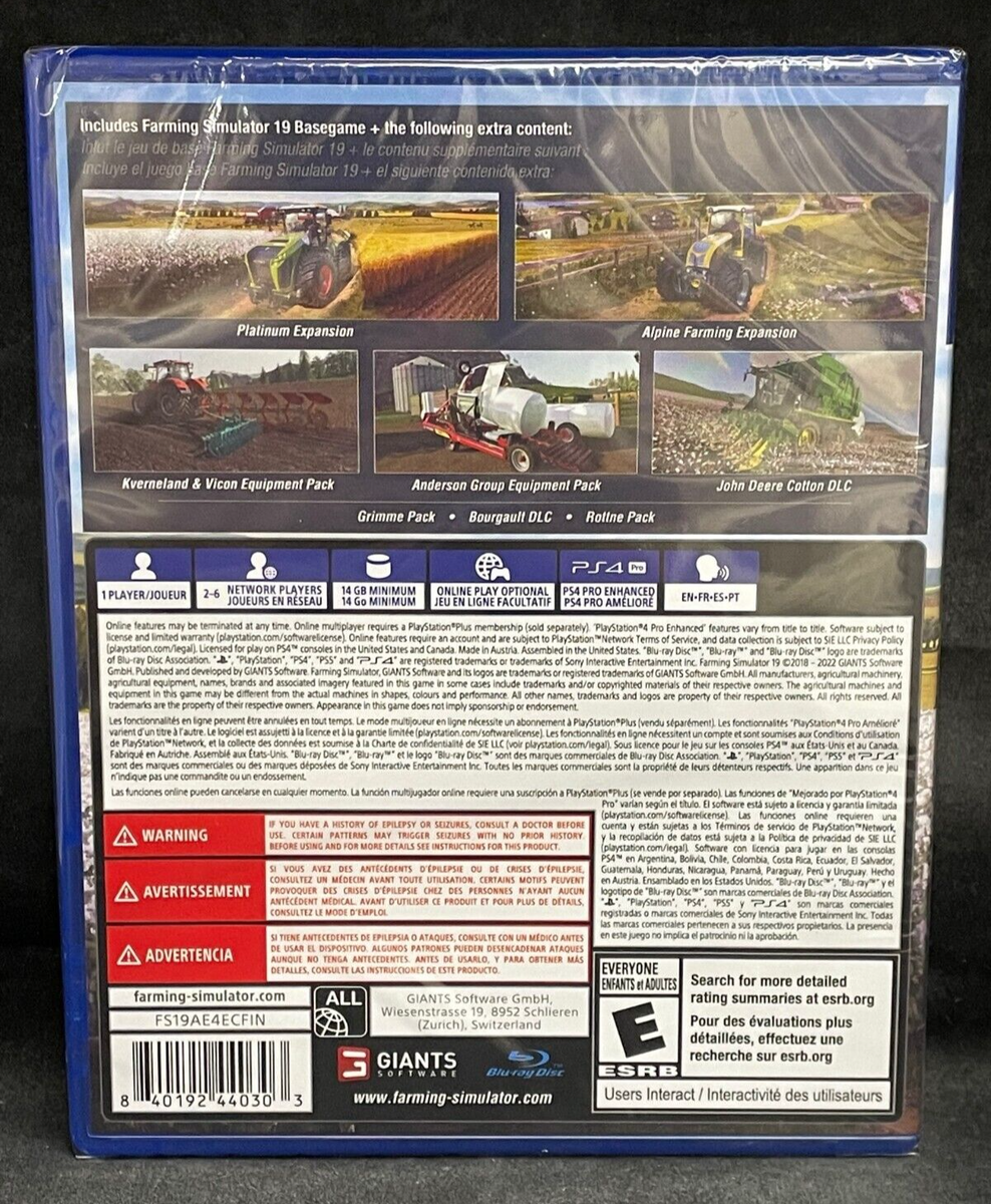 Farming Simulator 17 - Edition Premium sur PS4