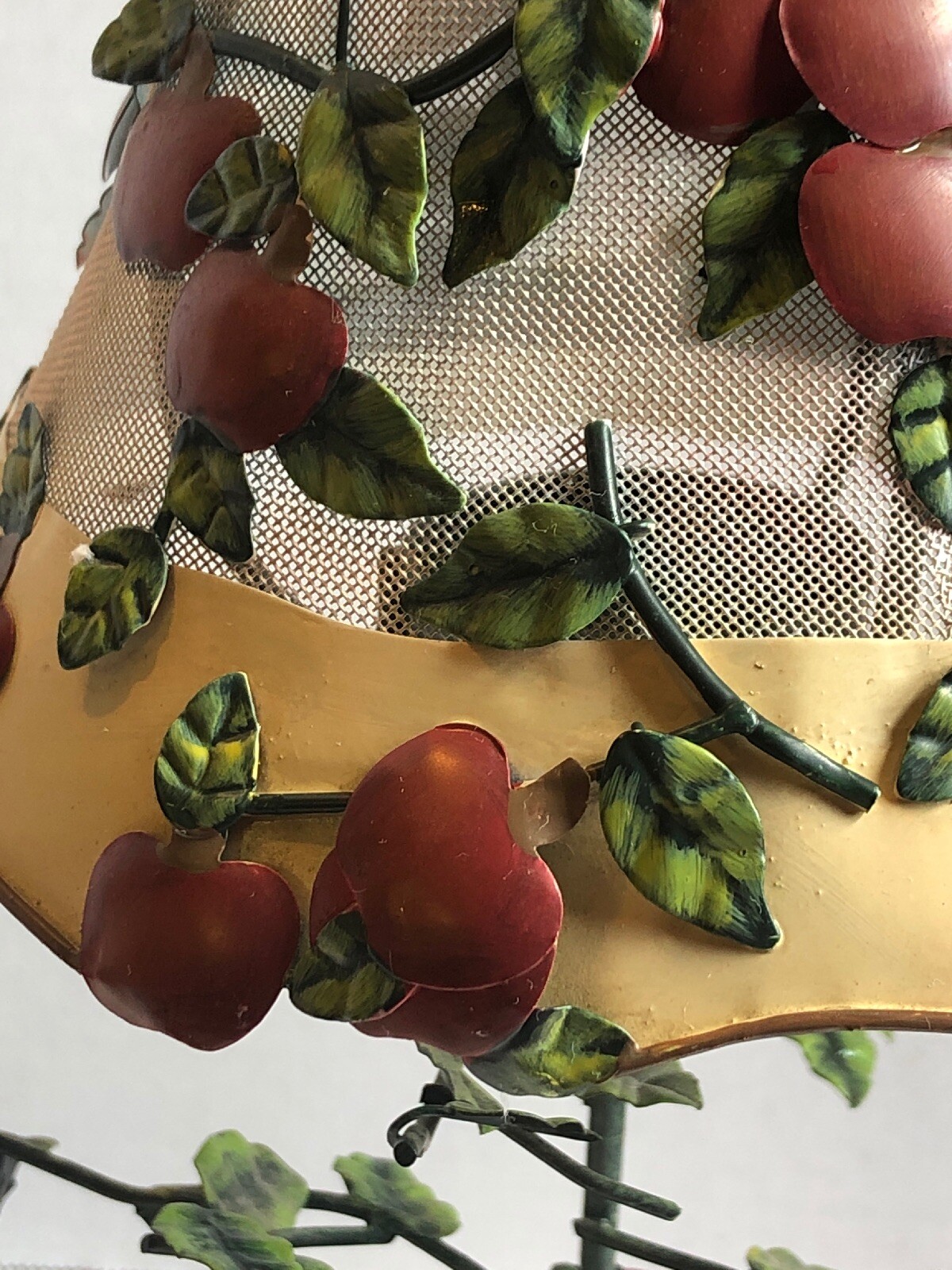 Home Interiors and Gifts Metal Apple Candle Lamp eBay