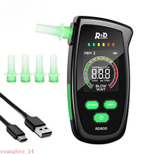 RD900Alcohol Tester Rechargeable Breath Tester Breathalyzer Gas Alcohol Detector