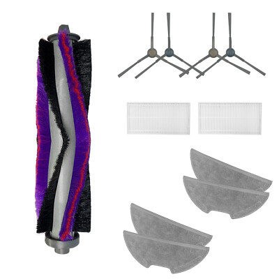 Accessories Main Side Brushes Filters Wipes Set For Eureka E10S Sweeping Robot