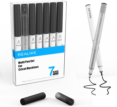 REALIKE Schwarze Stifte Für Cricut Maker 3/Maker/Explore 3/Air 2/Air Kalligraphi