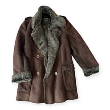 Vintage Sheepskin Coat Size 10