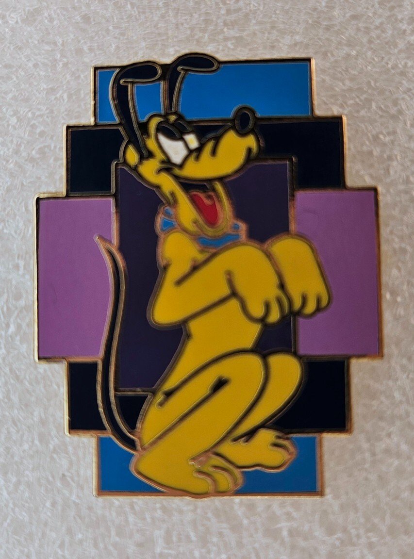 Disney Trading Pin Pluto Kooky Lanyard 2002 Metal and Enamel