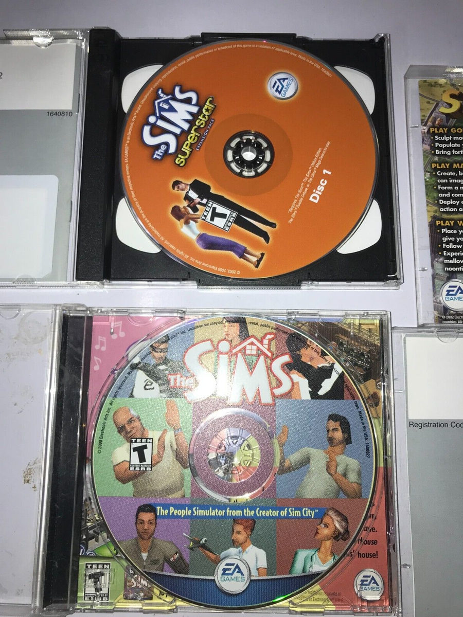 CD ROM SIMS SUPERSTARS, UNLEASHED 4 DIFFERENT GAMES | eBay