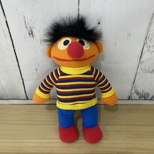 Vintage RARE Sesame Street ERNIE Doll, Playskool Plush stuffed toy