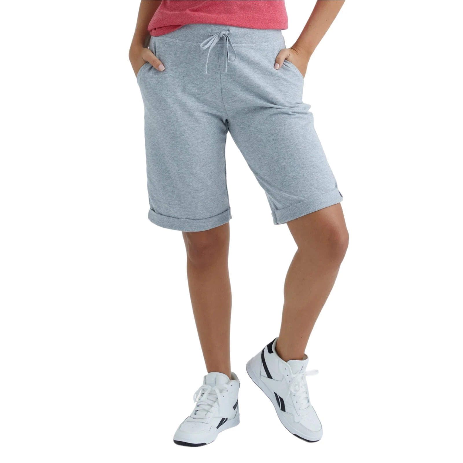 Hanes Women's Bermuda Shorts With Pockets