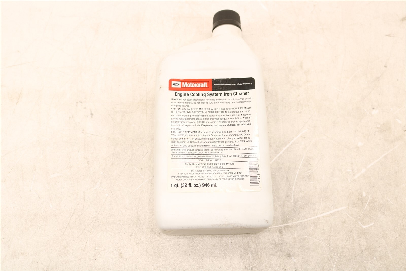 NEW Motorcraft Diesel Engine Cooling System Iron Cleaner 32oz / 1 Quart