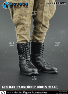 イーブスヒーローズ ZYTOYS ZY1037 1/6 WWII Paratroops Boots Shoes For 12