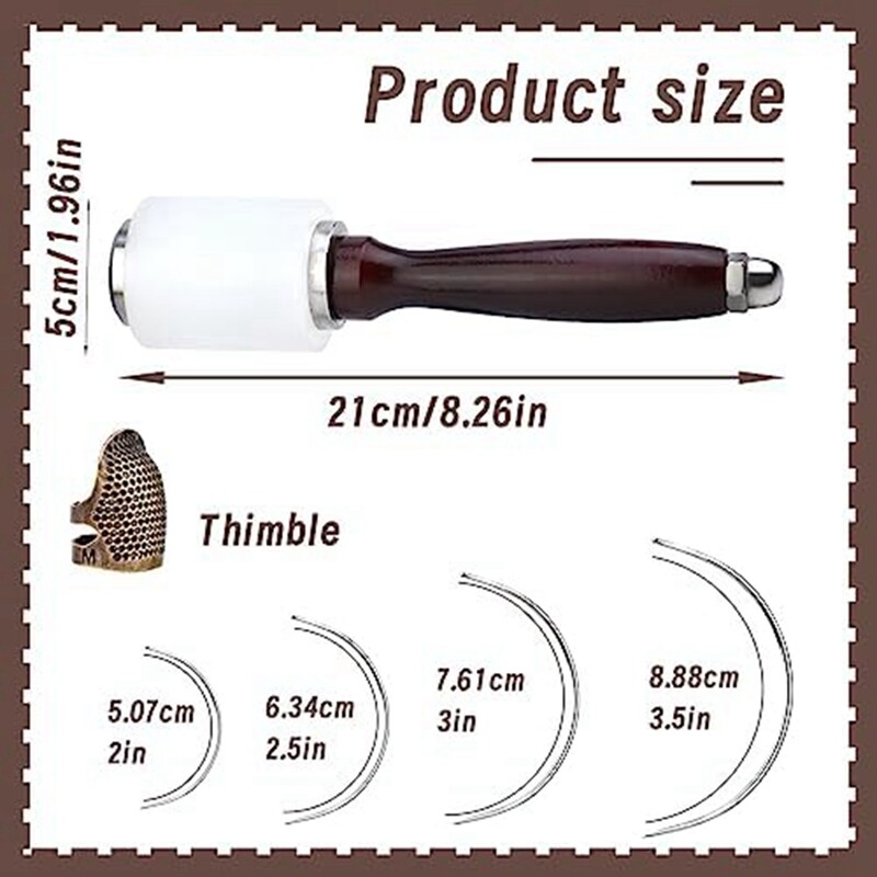 Leather Craft Mallet for Leather Craft DIY Engraving Punching Stamping