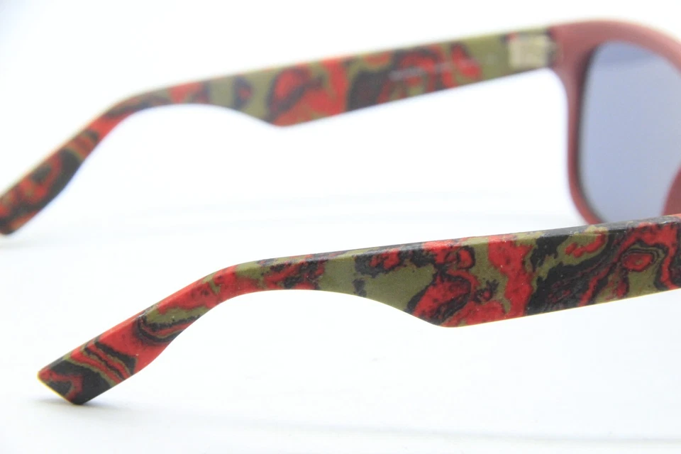 NOVO ÓCULOS DE SOL ALEXANDER MCQUEEN MCQ 0002/S XJSUW VERMELHO VERDE AUTÊNTICO 53-18 - Imagem 4 de 4