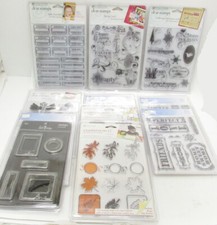 Large 11 Set Collection Of 100 Clear Acrylic Stamps In Package -N4