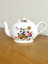 Vintage Arthur Wood & Son Teekanne wildrosa Rose Design