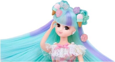 Takara Tomy Licca Rika Chan Doll Set Kiratto Color Change Gelato
