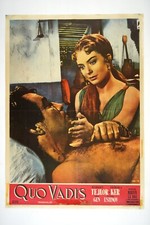 Póster original de la película Quo Vadis exYU 1951 Robert Taylor, Deb. KERR, MERVYN LEROY